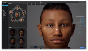 Epic Games, MetaHuman Creator, 2022, video (still), Courtesy of Epic Games