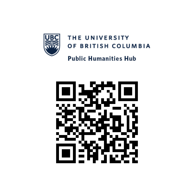 UBC Public Humanities Hub website QR code
